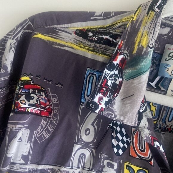 Big Dogs Racing Design Hawaiian Shirt - Picture 3 of 8